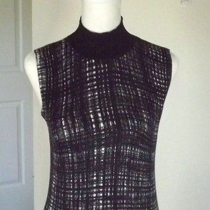 Black and White Sleeveless Top Size XS